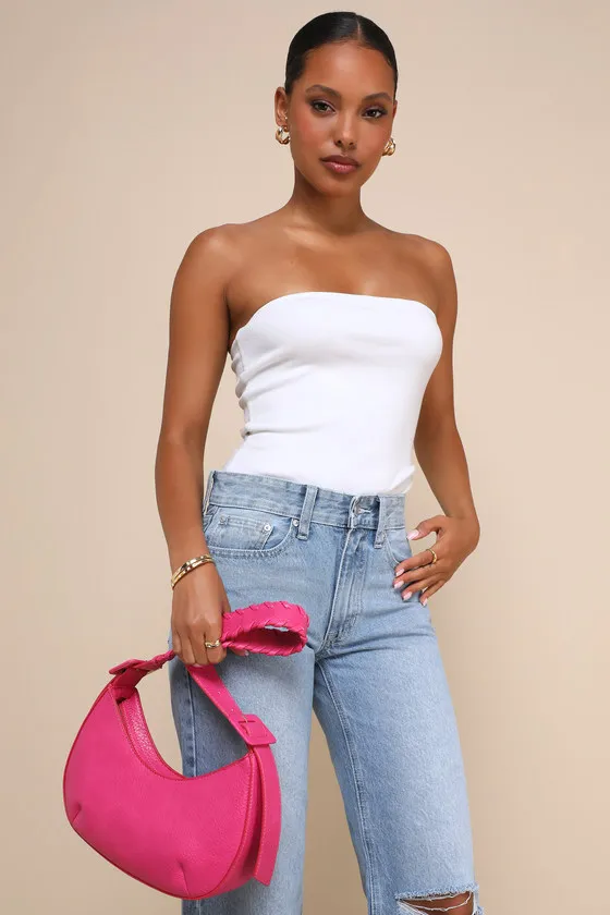 Bold Favorite Hot Pink Shoulder Bag sold by Lulus product image thumbnail 4
