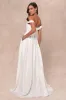 Extraordinary Vow White Off-the-Shoulder Maxi Dress with Pockets sold by Lulus