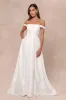 Extraordinary Vow White Off-the-Shoulder Maxi Dress with Pockets sold by Lulus