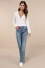 Perfectly Cherished White Knit Lace Long Sleeve Button-Front Top sold by Lulus