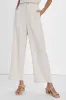 Stylish Ease Beige Linen High-Rise Wide-Leg Trouser Pants sold by Lulus