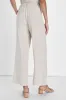 Stylish Ease Beige Linen High-Rise Wide-Leg Trouser Pants sold by Lulus