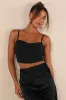 Forever Feeling Flirty Black Mesh Sleeveless Bustier Top sold by Lulus