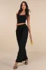 Simply Poised Black Twill Wide-Leg Pants sold by Lulus