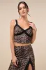 Fierce Attitude Tan Leopard Print Mesh Lace Cropped Tank Top sold by Lulus