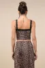 Fierce Attitude Tan Leopard Print Mesh Lace Cropped Tank Top sold by Lulus
