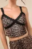 Fierce Attitude Tan Leopard Print Mesh Lace Cropped Tank Top sold by Lulus