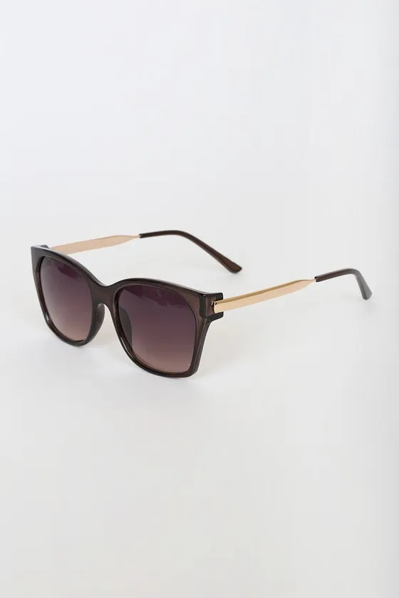 Got the Look Black Square Sunglasses sold by Lulus product image thumbnail 2