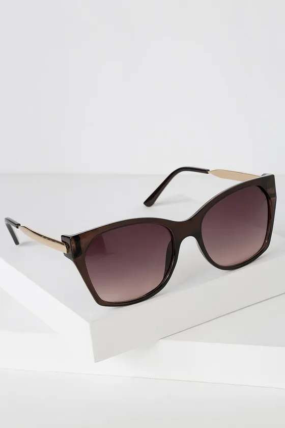 Got the Look Black Square Sunglasses sold by Lulus product image thumbnail 4