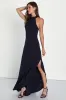 Majestic Perfection Navy Blue Ruffled Halter Maxi Dress sold by Lulus