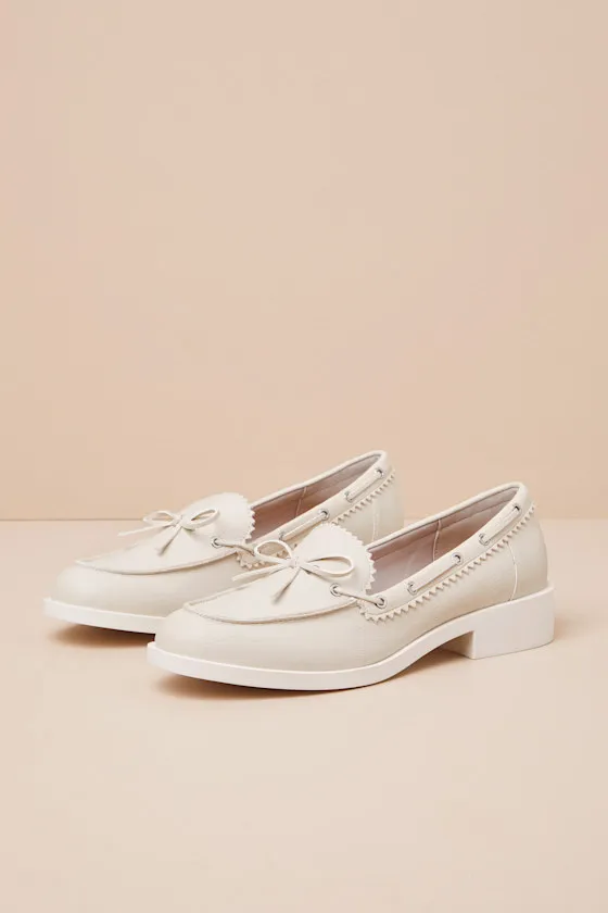 Lagoon Ivory Boat Shoe Loafers sold by Lulus product image thumbnail 2