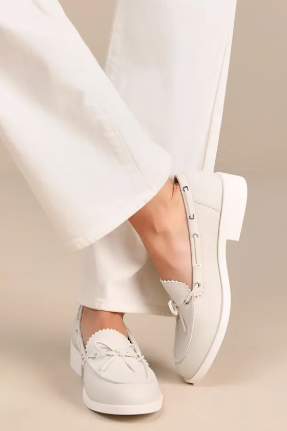 Lagoon Ivory Boat Shoe Loafers sold by Lulus product image thumbnail 3