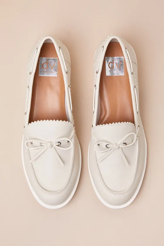 Lagoon Ivory Boat Shoe Loafers sold by Lulus product image thumbnail 4