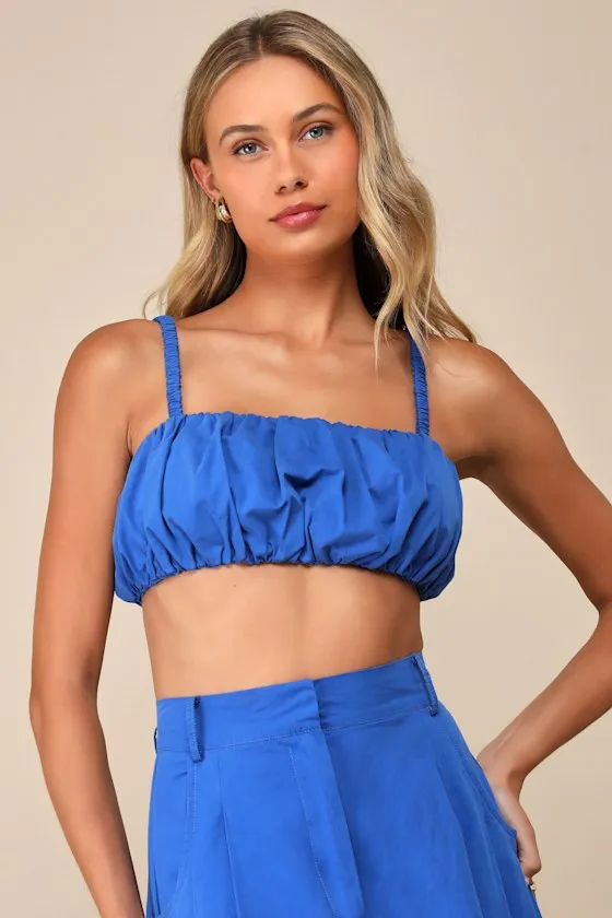Compelling Aesthetic Blue Ombre Two-Piece Sleeveless Midi Dress sold by Lulus product image thumbnail 4