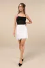 Delightful Decision Ivory Lace Bow Pearl High-Rise Mini Skirt sold by Lulus