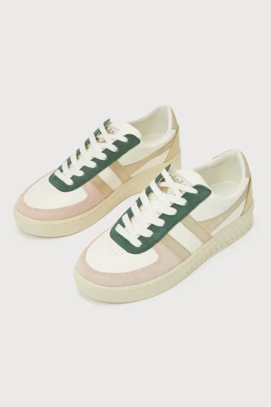 Grandslam Quadrant White Multi Metallic Color Block Sneakers sold by Lulus