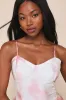 Exceedingly Adorable Ivory and Pink Chiffon Bustier Mini Dress sold by Lulus
