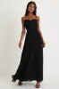 Precious Charm Black Pleated Sleeveless Maxi Dress sold by Lulus