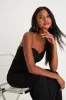 Precious Charm Black Pleated Sleeveless Maxi Dress sold by Lulus