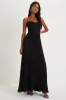 Precious Charm Black Pleated Sleeveless Maxi Dress sold by Lulus