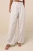 Breezy Catch Beige and Blue Pinstriped High-Rise Wide-Leg Pants sold by Lulus