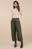 Easy Confidence Olive Green Cuffed Wide-Leg Pants sold by Lulus