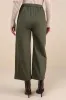 Easy Confidence Olive Green Cuffed Wide-Leg Pants sold by Lulus