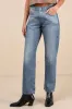 501 '90s Medium Wash Denim Mid-Rise Western Jeans sold by Lulus