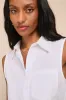 Definite Chicness White Button-Up Top sold by Lulus