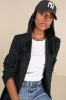 NY Yankees Archive Black Canvas Dad Hat sold by Lulus