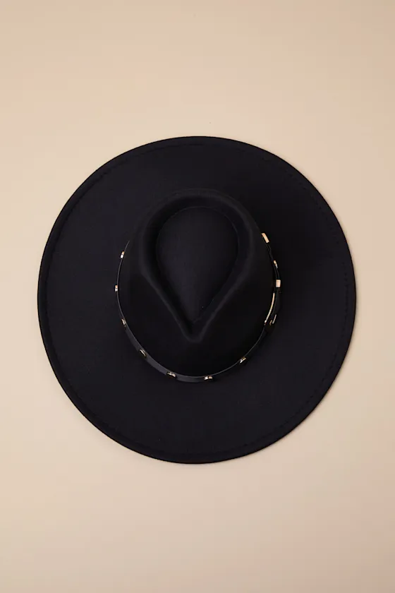 Enviable Confidence Black Western Fedora Hat sold by Lulus product image thumbnail 3