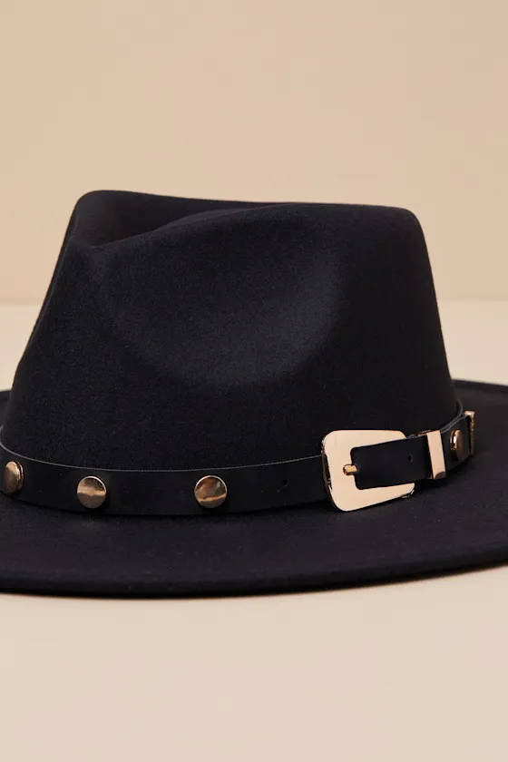 Enviable Confidence Black Western Fedora Hat sold by Lulus product image thumbnail 4