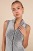 Confident Moves Light Grey Marled Zip-Front Midi Sweater Dress sold by Lulus