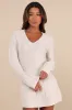 Snuggly Chic Beige Cable Knit Long Sleeve Sweater Mini Dress sold by Lulus