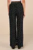 Marvelously Adorable Black Polka Dot Pleated High-Rise Pants sold by Lulus