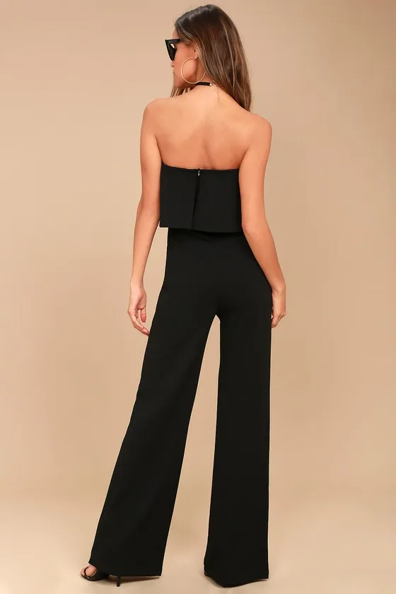 Power of Love Black Strapless Jumpsuit sold by Lulus product image thumbnail 2
