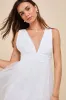 Heavenly Hues White Tulle Sleeveless Mini Dress sold by Lulus