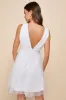 Heavenly Hues White Tulle Sleeveless Mini Dress sold by Lulus