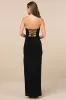Stunning Concept Black Mesh Rhinestone Strapless Maxi Dress sold by Lulus