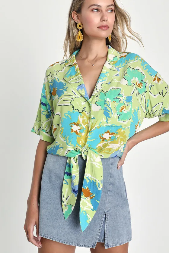 Born To Be Adored Light Wash Denim High-Rise Mini Skort sold by Lulus product image thumbnail 3