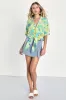 Born To Be Adored Light Wash Denim High-Rise Mini Skort sold by Lulus