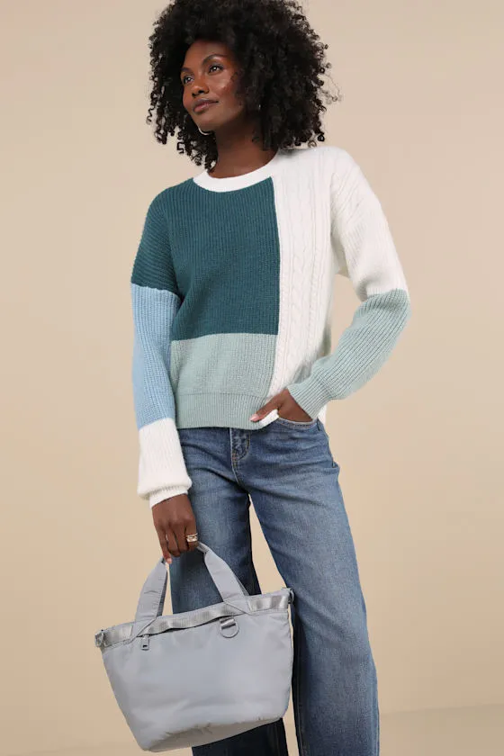 Versatile Aesthetic Grey Nylon Utility Tote sold by Lulus