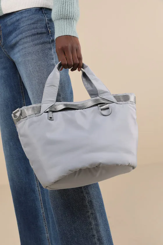 Versatile Aesthetic Grey Nylon Utility Tote sold by Lulus product image thumbnail 2