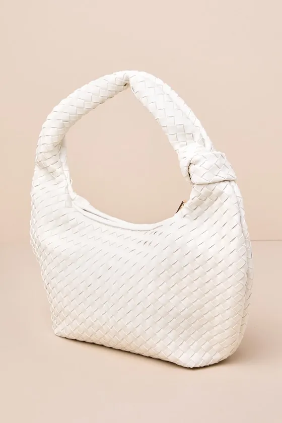 Kenya Bone Woven Knotted Shoulder Bag sold by Lulus product image thumbnail 4