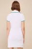 Inevitable Charm White and Green Terry Knit Collared Mini Dress sold by Lulus