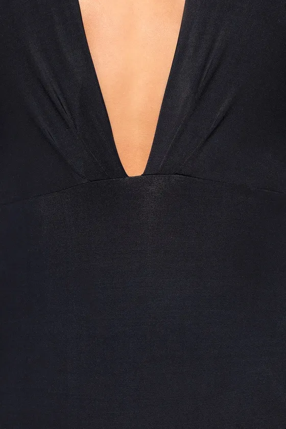 Get it Right Black Halter One Piece Swimsuit sold by Lulus product image thumbnail 4