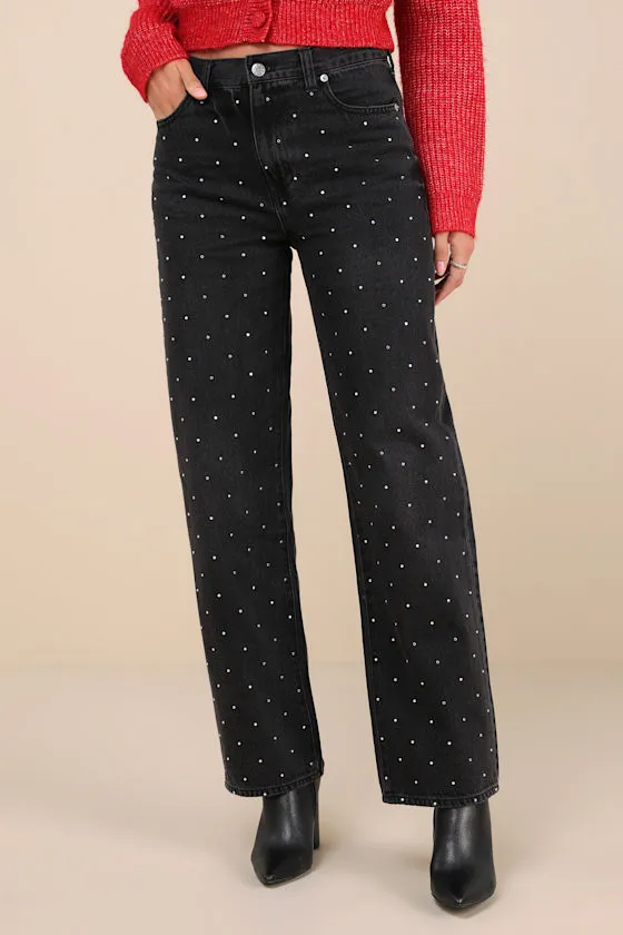 1999 Washed Black Slouchy High-Rise Jeans sold by Lulus product image thumbnail 2