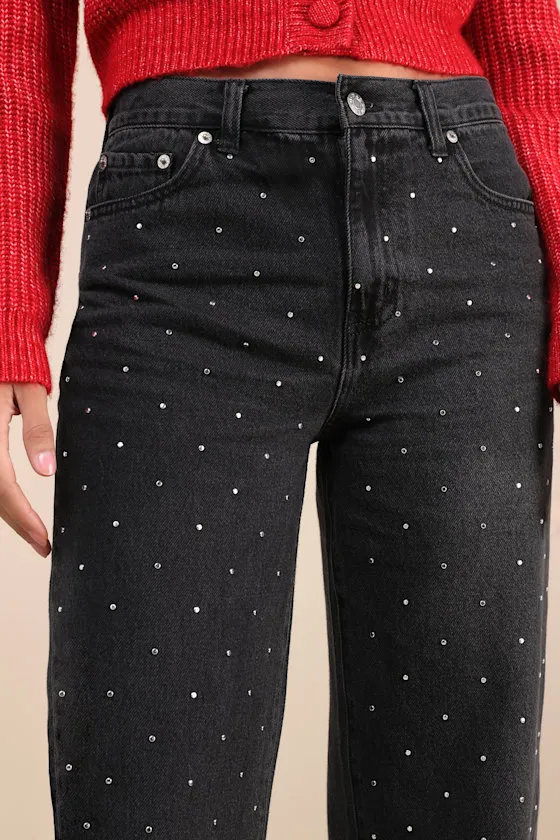 1999 Washed Black Slouchy High-Rise Jeans sold by Lulus product image thumbnail 4