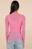 Desired Trend Pink Mesh Long Sleeve Top sold by Lulus