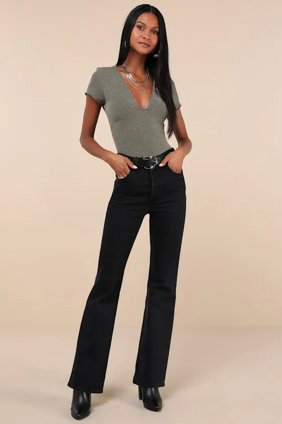 Stylish Appeal Olive Green Textured Short Sleeve Top sold by Lulus product image thumbnail 3